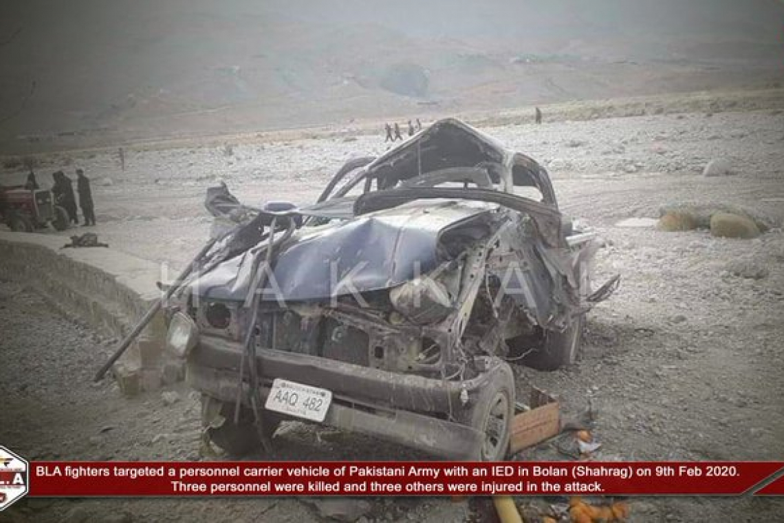 BRAS started their Operation Aas-Rech, Balochistan, Pakistan, Feb, 7-9, 2020